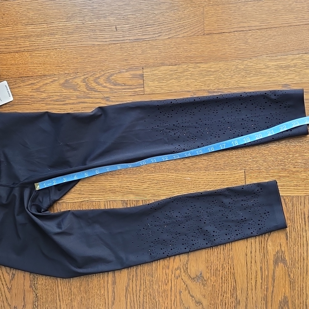 CALIA Power Sculpt Perforated 7/8 Leggings Pure Black Women’s Small NWT - Picture 10 of 11